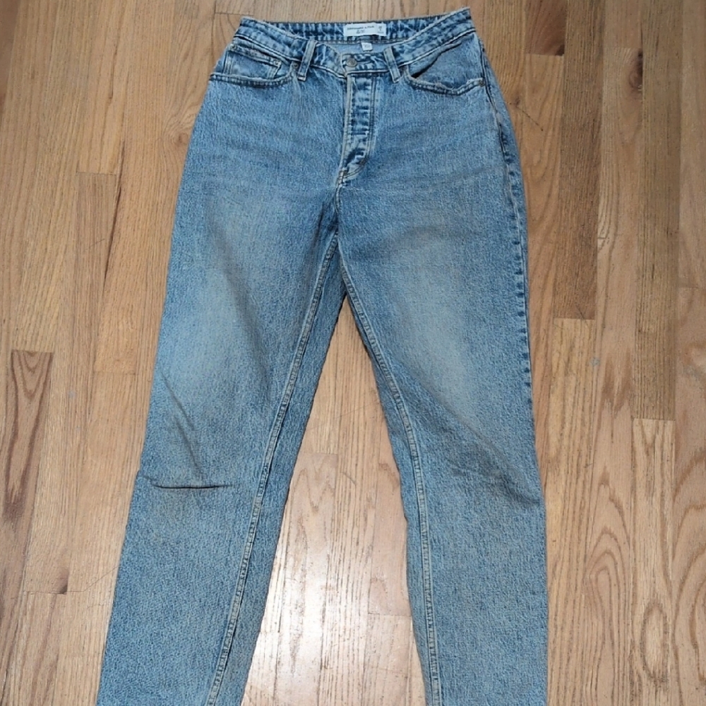 Abercrombie & Fitch Light Blue High Rise Jeans